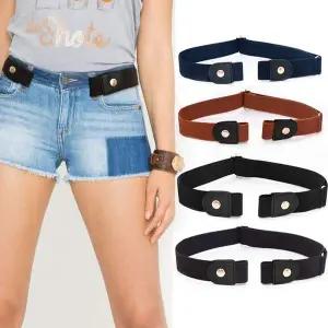 [에이치플러스몰]WL 청소년 교복 노버클 무버클 프리사이즈 허리 밸트