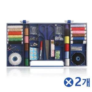 TBZ 실속구성 반짇고리 10색세트x2개 바느질도구 실바늘