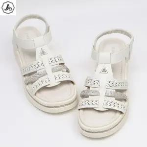 [애슬릿] 플랫폼 샌들 발편한 펀칭 큐빅 라인 키높이 여름 4.5cm