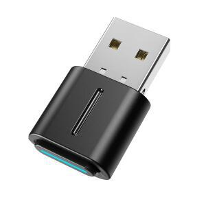 [미국배송] PS5 PS4 스위치 MAC용 SMOF USB 블루투스 오디오 어댑터. 호환되는 골전도 헤드셋 무선 송신기 동글(APTX 저지연 지원) 5.2 어댑터