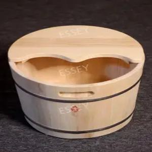 습식 원목 족욕통 족욕기 편백나무 족탕 족탕기 욕조