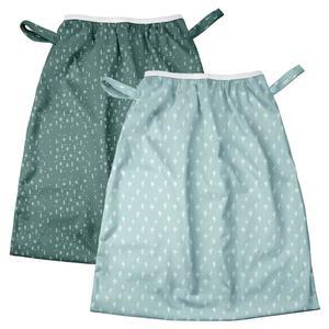 Mama Koala 천 기저귀용 양동이 라이너, 재사용 및 세탁 가능한 방수 양동이 라이너, 기저귀 통용 스트랩 , 2팩 P002