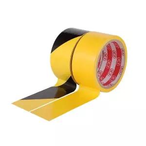 라인테이프 검정노랑 사선 학교 계단 안전표시 테이프