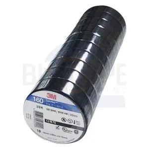 3M 160 다목적 전기테이프 검정색 19mm x 20M 10개입