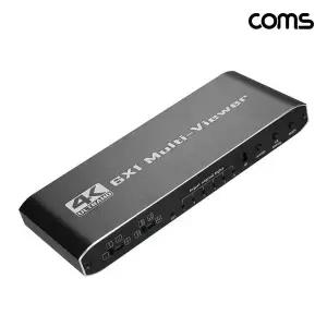 TBZ Coms 6대1 화면 분할기 HDMI 6포트 멀티뷰어 4K 30Hz OU849