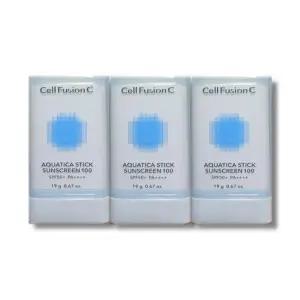 셀퓨전씨 아쿠아티카 스틱 썬스크린 19g 3개