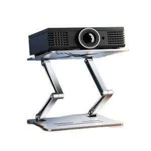 휴대용 스탠드 빔프로젝터 받침대 침실 선반 실버 높이조절 논슬립 거치대