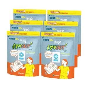 [유한양행]해피홈 좀벌레 아웃 서랍장용(30입) 6개