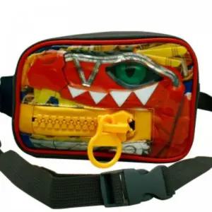 파워레인저 다이노포스 카브티라 크로스백 레드가방 캐주얼 캐릭터 보조 아동 다용도 외출