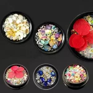 [에스에스_62]파츠 혼합 보석함 세트 스톤혼합세트 17종