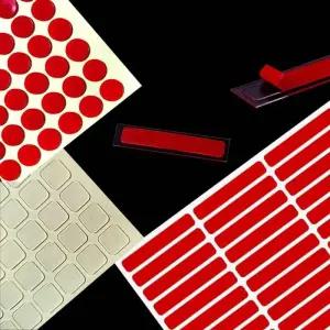 [에스에스_62]투명 네일아트진열대 컷팅 양면 테이프 4종