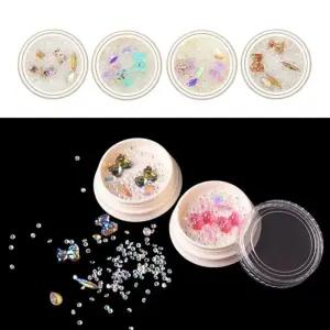 [에스에스_62]젤리스톤 곰돌이파츠+네일스톤 세트 12종