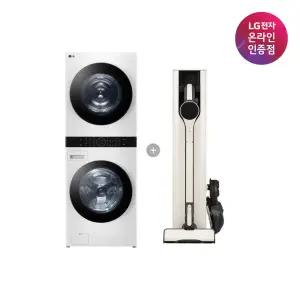 LG 트롬 오브제컬렉션 워시타워 + LG 코드제로 A9S (W21WAM + AI927WA)