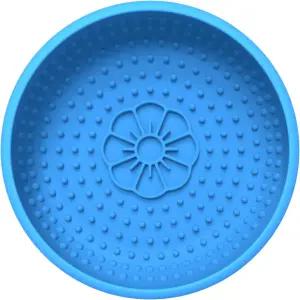 사페 독 핥기 볼 불안 실리콘 개 미끄럼 방지 매트 주의 분산 냉동실 및 식기세척기 안전파란색