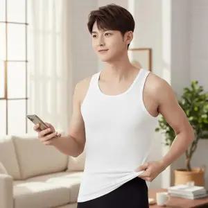 [옷자락]남자 2컬러 기본 여름 슬림핏 민소매 나시