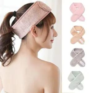 [에스에스_62]심플 여성세안 극세사 머리띠