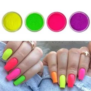 [에스에스_62]네일아트 네일글리터 형광 글리터 12종