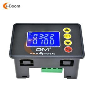 AC 110-220V DC 12V 24V 릴레이 스위치 1.37 인치 LCD 디지털 디스플레이 시간 컨트롤러 타이머 0000-9999S
