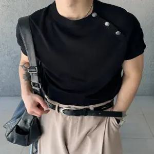 [아레스]오션 헨리넥 머슬핏 린넨 반팔 니트 (3color)