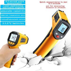 TS380 적외선 비접촉식 온도계 휴대용 산업용 고정밀 전자 TS600
