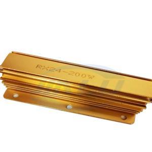 1PC 200W RX24 알루미늄 전원 금속 쉘 케이스 권선 저항기 0.1 ~ 100K 0.2 1 2 4 6 8 10 20 300 400 ohm