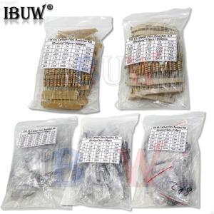 저항 키트 탄소 필름 0.1-750 ohm 세트, 1k-820K 30 값 X 10PCs, 1W, 2W, 3W, 5W, 5% 5PCs,