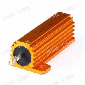 금알루미늄 쉘 저항기 RX24 50W 0.1 0.2 1.5 2.5 4 6 8 10 12 20 300R 1K 4.7K 옴 50와트