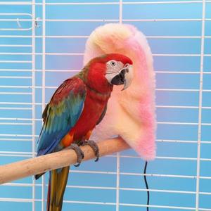 플러시 새 해먹 겨울  앵무새  동굴 은신처 은신처 텐트 침대 케이지 행거 X6O1