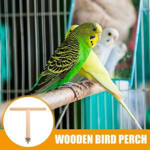 천연 나무 새 앉는 장소  앵무새 케이지 호환 액세서리 잔챙새 놀이터 스탠딩 막대