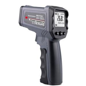 -50~1600 학위 휴대용 고온계 디지털 적외선 온도계 비접촉 레이저 LCD 디스플레이 IR 건 계측기