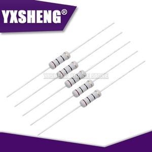 20 개몫 1W 탄소 필름 저항기 5% 1R~2M 1R 4.7R 220R 330R 1 3.3 Ohm 1K 5.6K