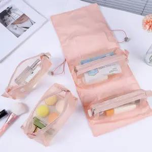 bns 여행용 벽걸이 워시백 세안백 화장품 파우치 분리가능 WFLIPNB