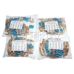 150PCS 300PCS 12W 1W 2W 3W 저항 1% 금속 필름 모듬 키트 세트 30값 1R~750R 1K~820K 옴