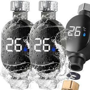 수도꼭지 온도계 방수 지능형 LED 샤워 디지털 디스플레이 아기 목욕 물 가정용 욕실 주방용