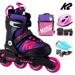 K2 인라인 스케이트 시러스 걸+가방+헬멧+보호대 아동 어린이 유아 인라인스케이트 신발항균건조기 휠커버