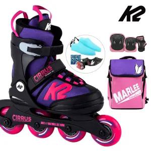 K2 인라인 스케이트 시러스 걸+가방+보호대 아동 어린이 유아 인라인스케이트 신발항균건조기 휠커버