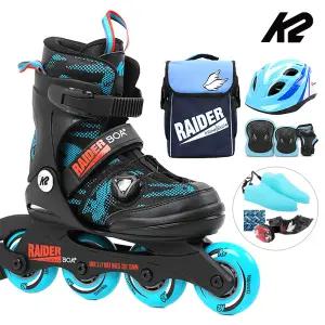 K2 인라인 스케이트 레이더 보아+가방+헬멧+보호대 아동 어린이 유아 인라인스케이트 신발항균건조기