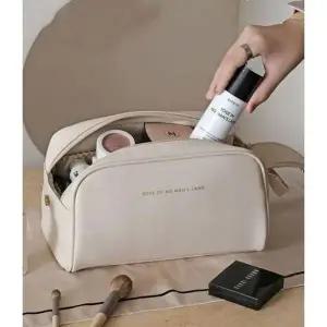 여행용 화장품 보관함 휴대형 수납 파우치 와이드 정리함 WFJ6612
