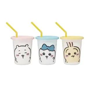 스케이터 물병 치이카와 스트로 텀블러 3종 세트 320ml