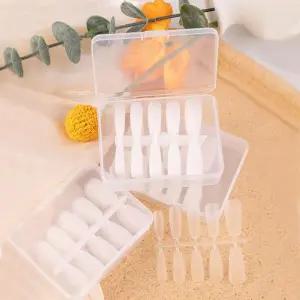 [에스에스_62]실사용구성 누드네일팁 100팁세트 18종