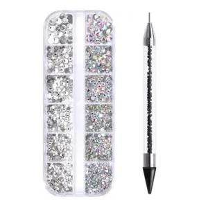 [에스에스_62]파머 네일스톤 큐빅 네일 파츠 스톤피커 세트