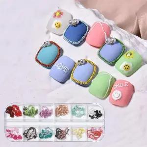 [에스에스_62]네일아트 컬러 체인 세트 줄란 줄 24색