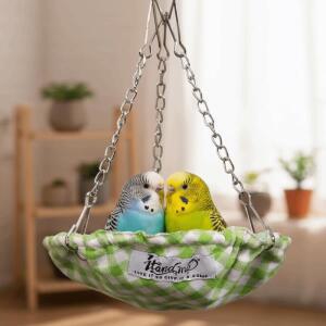 앵무새 그네  방수 새 해먹 물림 방지 긁힘 걸이식 은신처  새장 침대 부화용