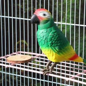 1개 앵무새 케이지 그리드 철제 벽걸이형 새장 랙 퍼치 스탠드 애완조 놀이 디스플레이 선반 핑크