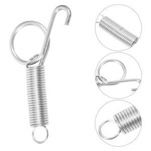 케이지 도어 스프링 행거 내구성  스테인리스 훅 새 앵무새 토끼 애완동물 와이어 클립 피더 행잉 툴