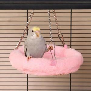 스너글 헛 스날개 앵무새 용 겨울 새장용 플러시 걸이식 은신처 따뜻 아늑한 새 블랭킷