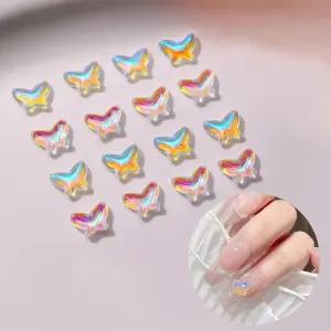 [에스에스_62]투명 유리알 고급네일스톤 스톤 5개입 2종