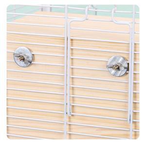 나무 새집 은신처 조류 번식 상자 애완 앵무새 케이지 동물 용품 집 발코니 장식