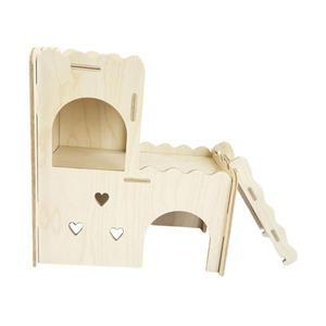 나무 햄스터 은신처 케이지 호환 액세서리  조경 장식품 이 잘되는 놀이터 쥐와 레밍스가 놀 수  집