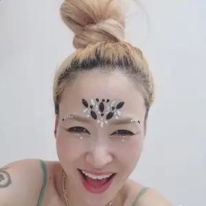 [에스에스_62]반짝이 페스티벌쥬얼리 페이셜 스티커